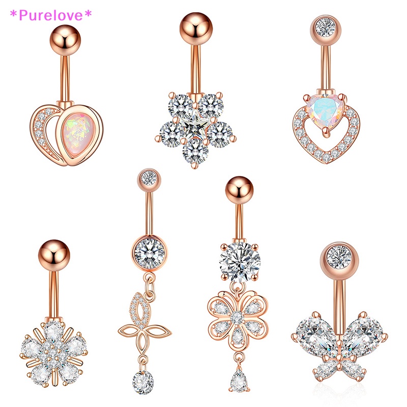 1 Khuyên Rốn Đính Đá Quyến Rũ Thời Trang Mới