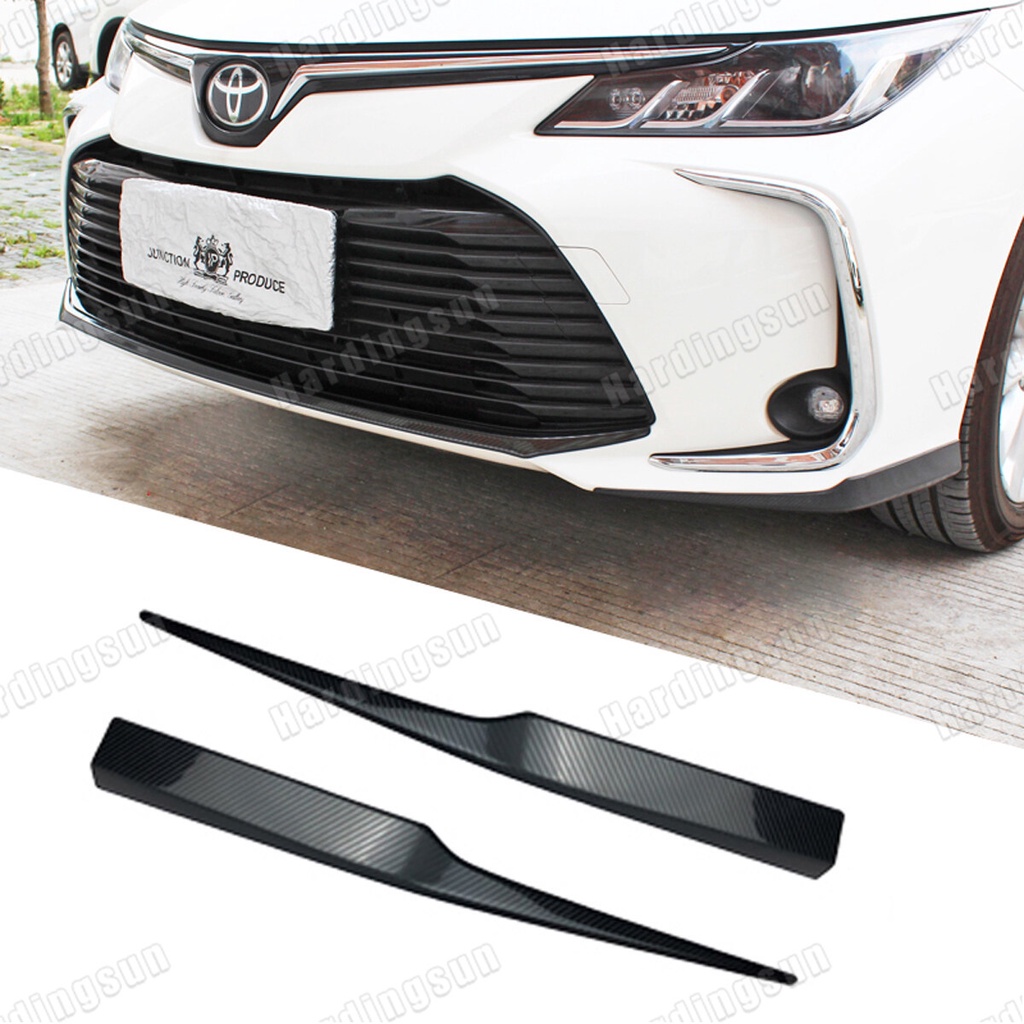 1 Cặp Vỏ Bảo Vệ Đèn Sương Mù Bằng Thép Không Gỉ Cho Toyota Corolla Altis 2019 2020 2021 2022 G12 E210