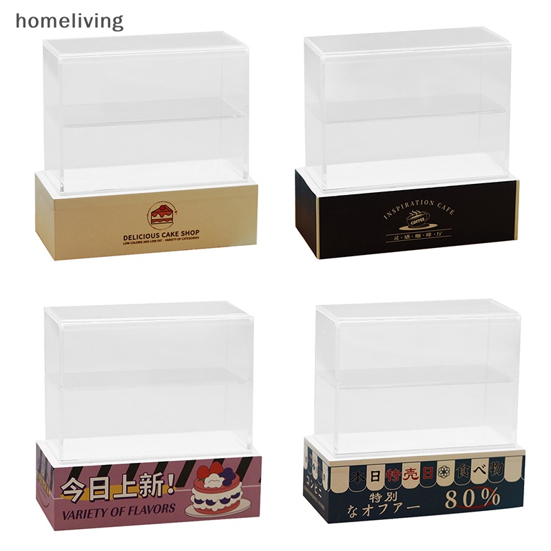 1 Mô Hình Tủ Trưng Bày Bánh Tráng Miệng Tỉ Lệ 1: 12 Trang Trí Nhà Búp Bê