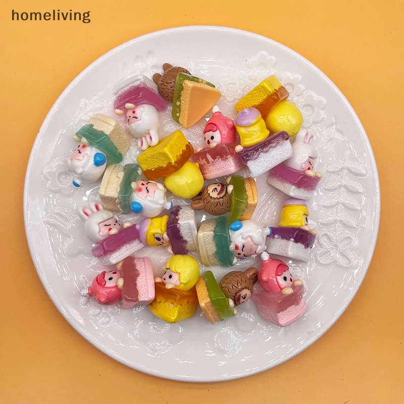 1 Đồ trang trí Bánh Kem 3D Mini Bằng Nhựa Phát Quang Dùng Trang Trí Tiểu Cảnh