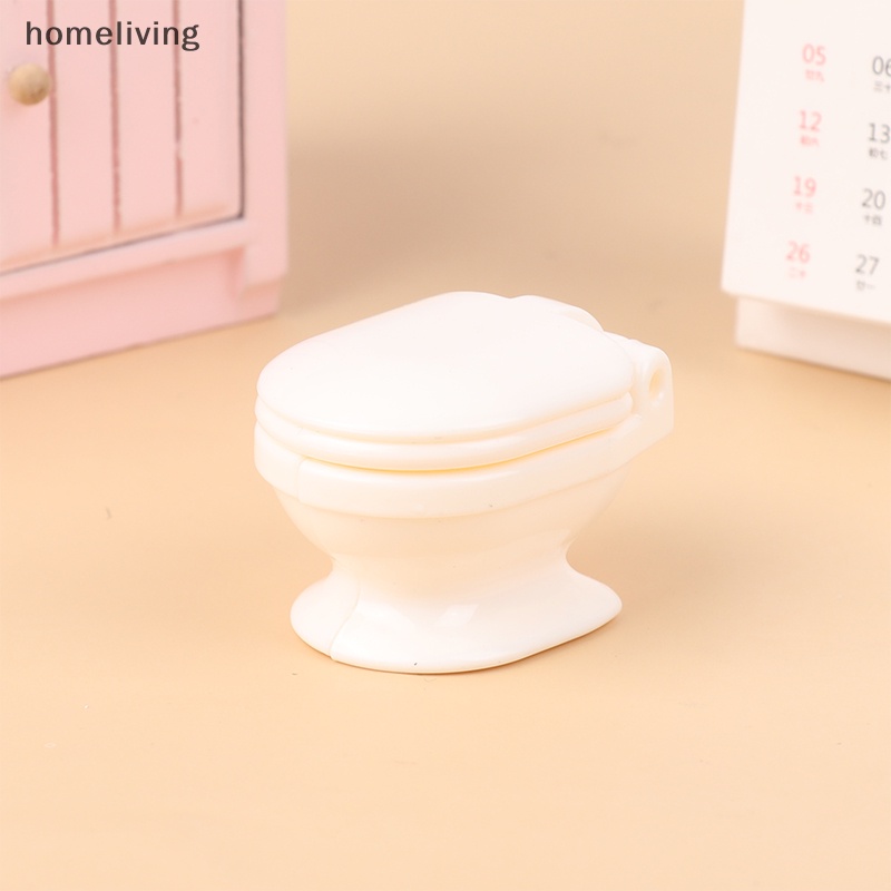 Mô Hình Nội Thất Phòng Tắm Màu Trắng Kiểu Vintage 1: 12 Trang Trí Nhà Búp Bê