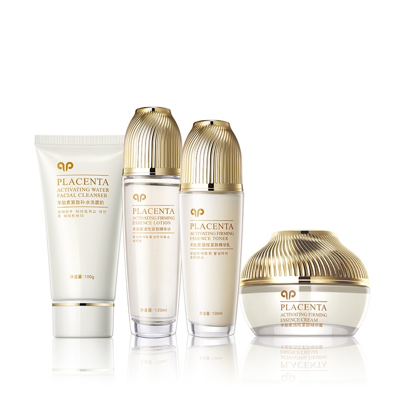 Tinh chất dưỡng da Nhau thai cừu Active Toner Emulsion Bộ chăm sóc da Se khít lỗ chân lông Kem dưỡng ẩm