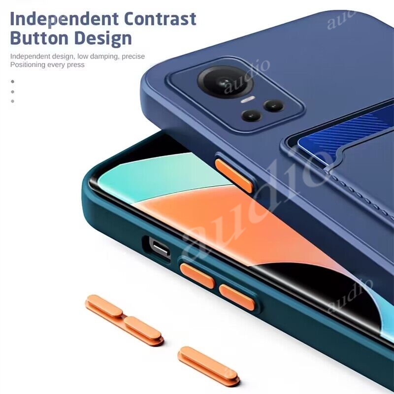 Ốp Điện Thoại Silicone Mềm Chống Sốc Kèm Ngăn Đựng Thẻ Cho Oppo Reno 10 Pro Plus 10Pro 10Pro + 5G Reno10 Pro + Pro + 5G Coque Capas