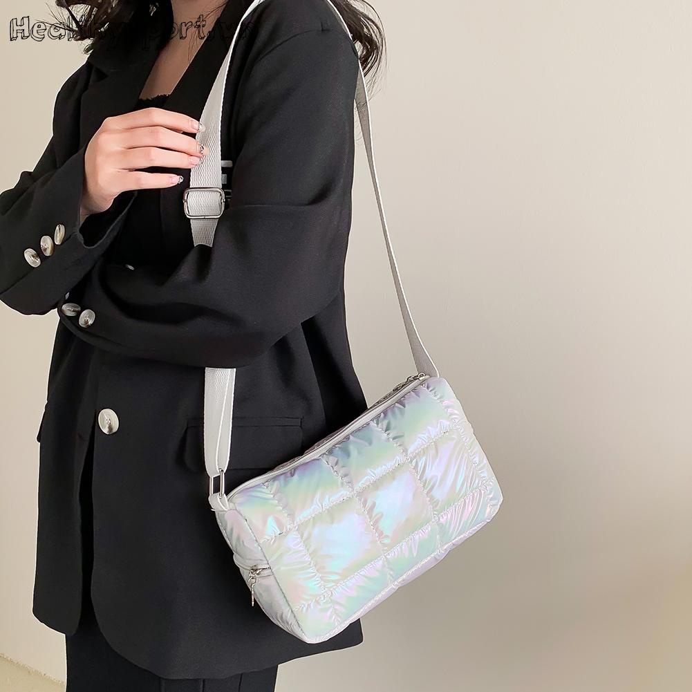 Túi Đeo Chéo Chất Liệu Nylon Thời Trang Mùa Đông Cho Nữ