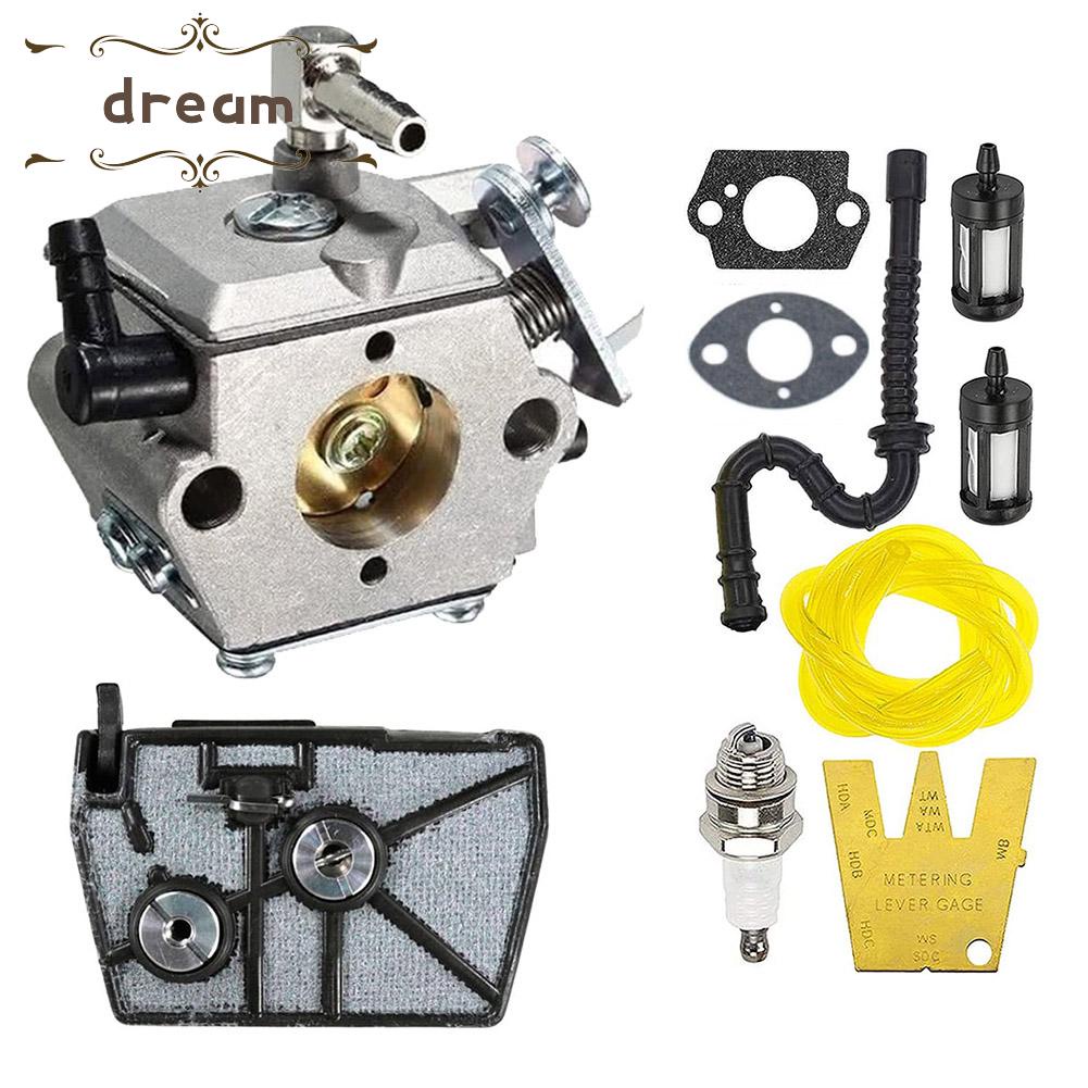【DREAMLIFE】Carburetor Fuel Filter Plug Fuel Line Metering Lever With Gasket Air Filter