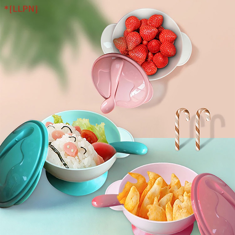 Bộ Bát Ăn Dặm Kèm Muỗng Xinh Xắn Cho Bé