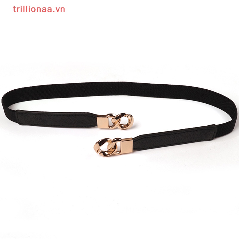 Thắt Lưng Dây Xích Co Giãn 3 Màu Tùy Chọn Cho Nữ