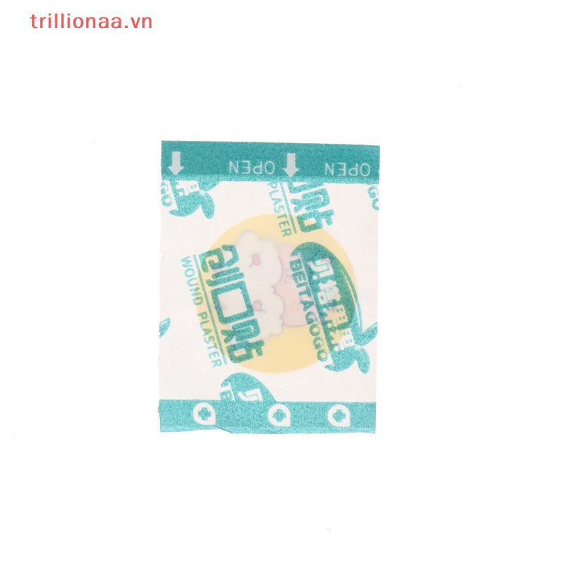 Hộp 120 Băng Cá Nhân Tròn Thoáng Khí Chống Thấm Nước Cho Bé