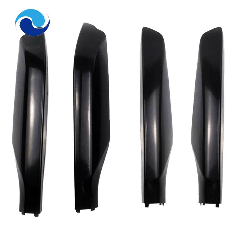 Set 4 Vỏ Bọc Bảo Vệ Nóc Xe Hơi Toyota Prado FJ150 2010-2019 Bằng ABS Màu Đen