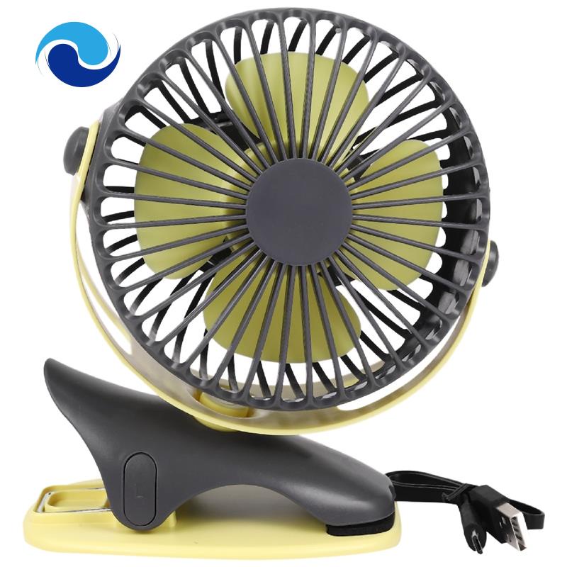 Quạt Usb Mini 4000Mah 4 Tốc Độ Xoay 360 Độ Có Thể Sạc Lại Tiện Dụng