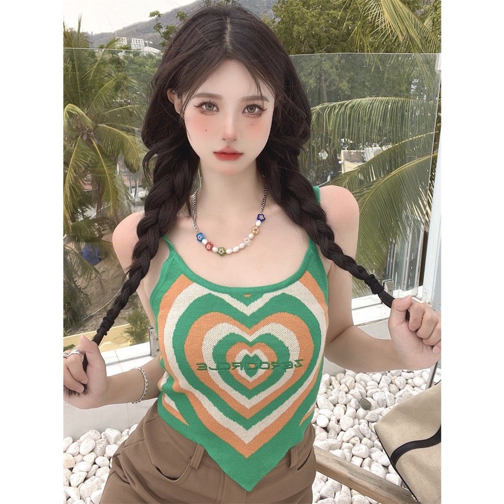 Áo Ống Màu Hồng Thiết Kế Không Đồng Đều Quyến Rũ Ngọt Ngào Cho Nữ