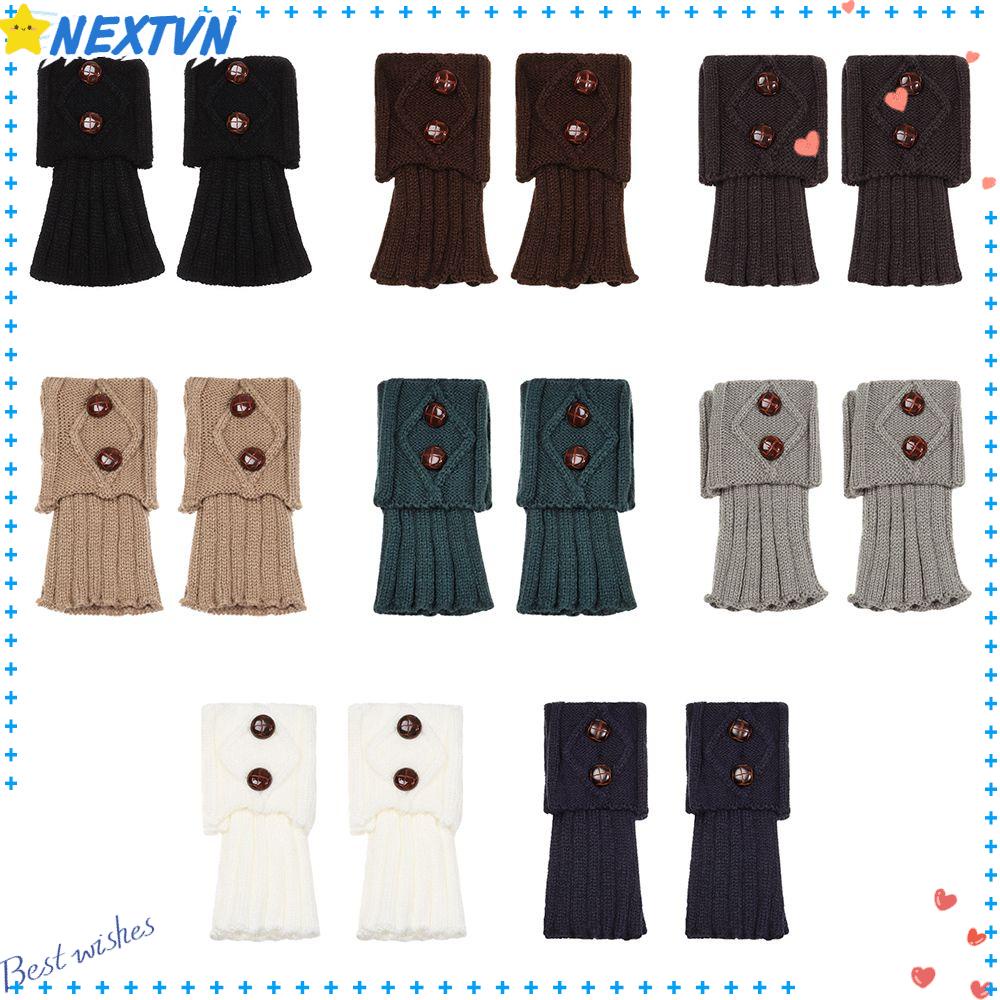 Vớ Ống Chân Giữ Ấm Màu Trơn Thời Trang Mùa Đông Mới