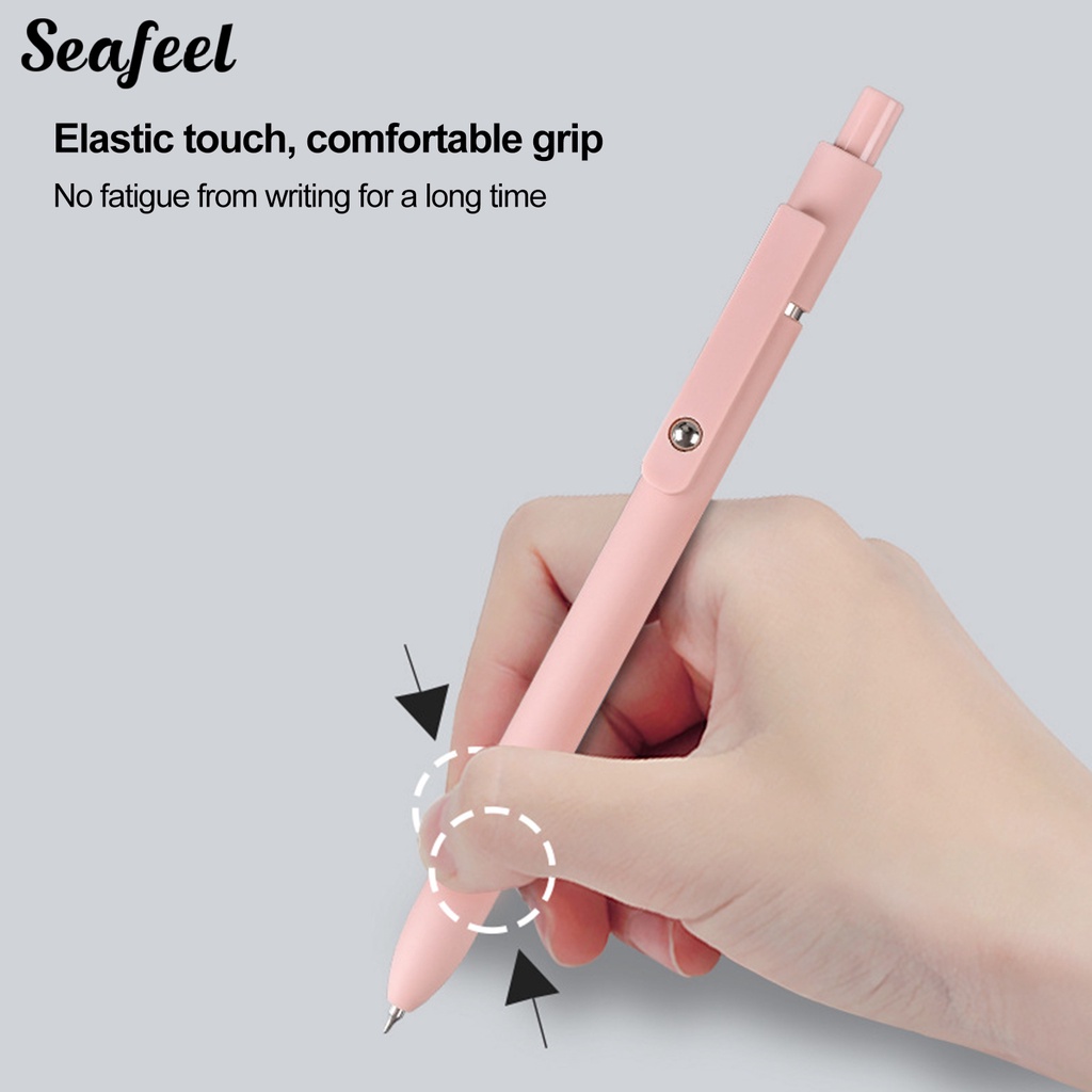 Set 5 Bút Mực Gel Ngòi 0.42mm Có Thể Thu Gọn Tiện Dụng