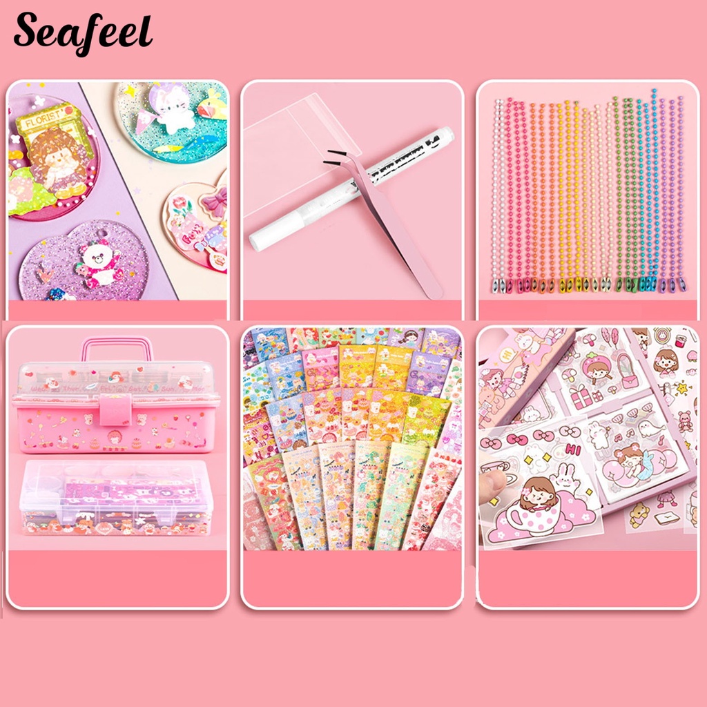 1 Bộ Miếng Dán Thẻ Goo Họa Tiết Đáng Yêu Trang Trí Sổ Tay DIY