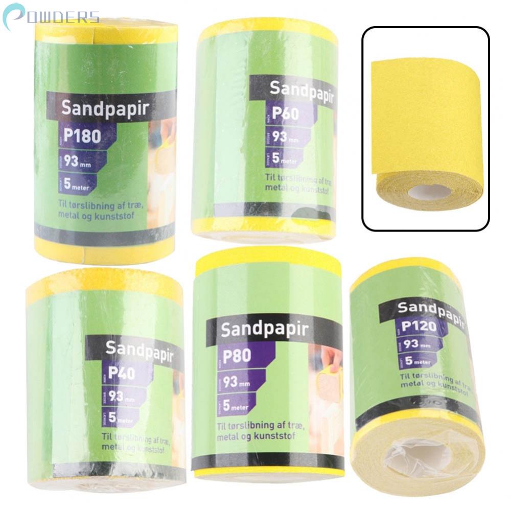 Cuộn Giấy Nhám Oxiide Màu Vàng 40 # 180 # Chuyên Nghiệp