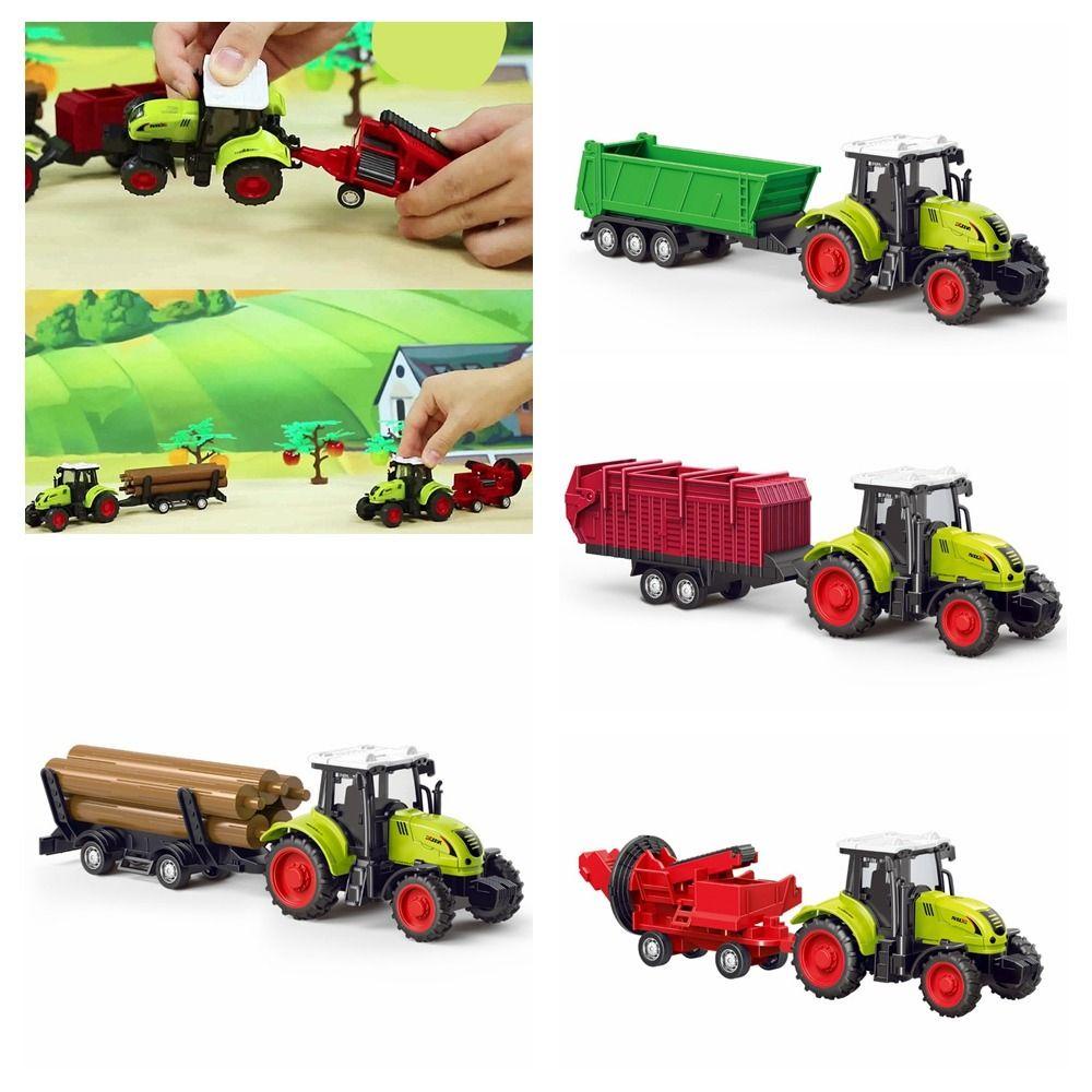 Lanfy Mô Hình Xe Tải Nông Trại Bằng Nhựa Đồ Chơi Giáo Dục Cho Bé