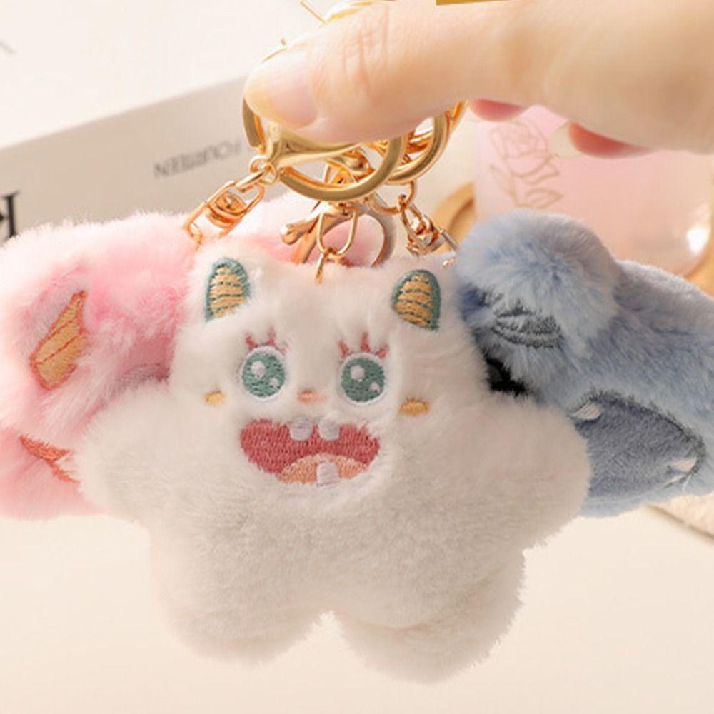 Thú Nhồi Bông Hình Động Vật Hoạt Hình Bằng Cotton PP Mềm Sáng Tạo Trang Trí Ba Lô