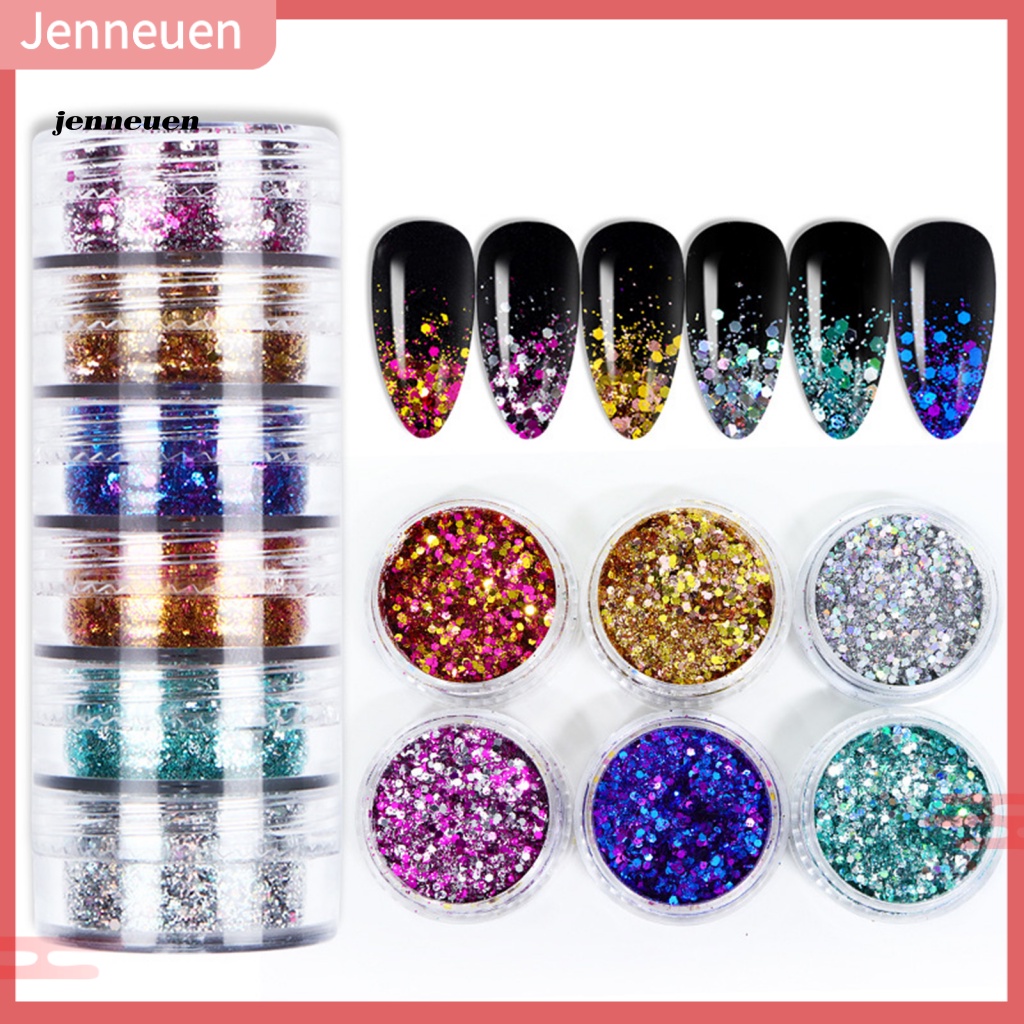 1 Set Phụ Kiện Trang Trí Móng Tay Lấp Lánh Xinh Xắn