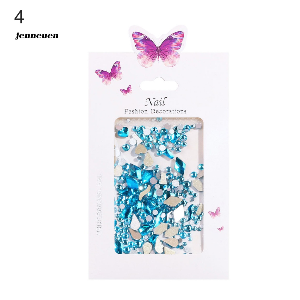 1 Túi Hạt Nhựa Resin Đính Trang Trí Móng Tay Độ Bóng Cao