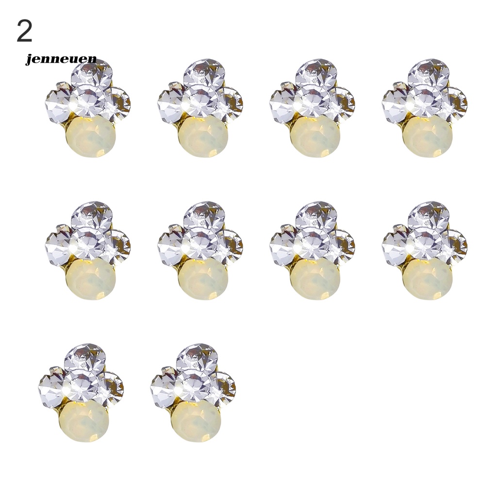 Set 10 Hạt Cườm Đá Mini Trang Trí Móng Tay Nghệ Thuật Sáng Tạo