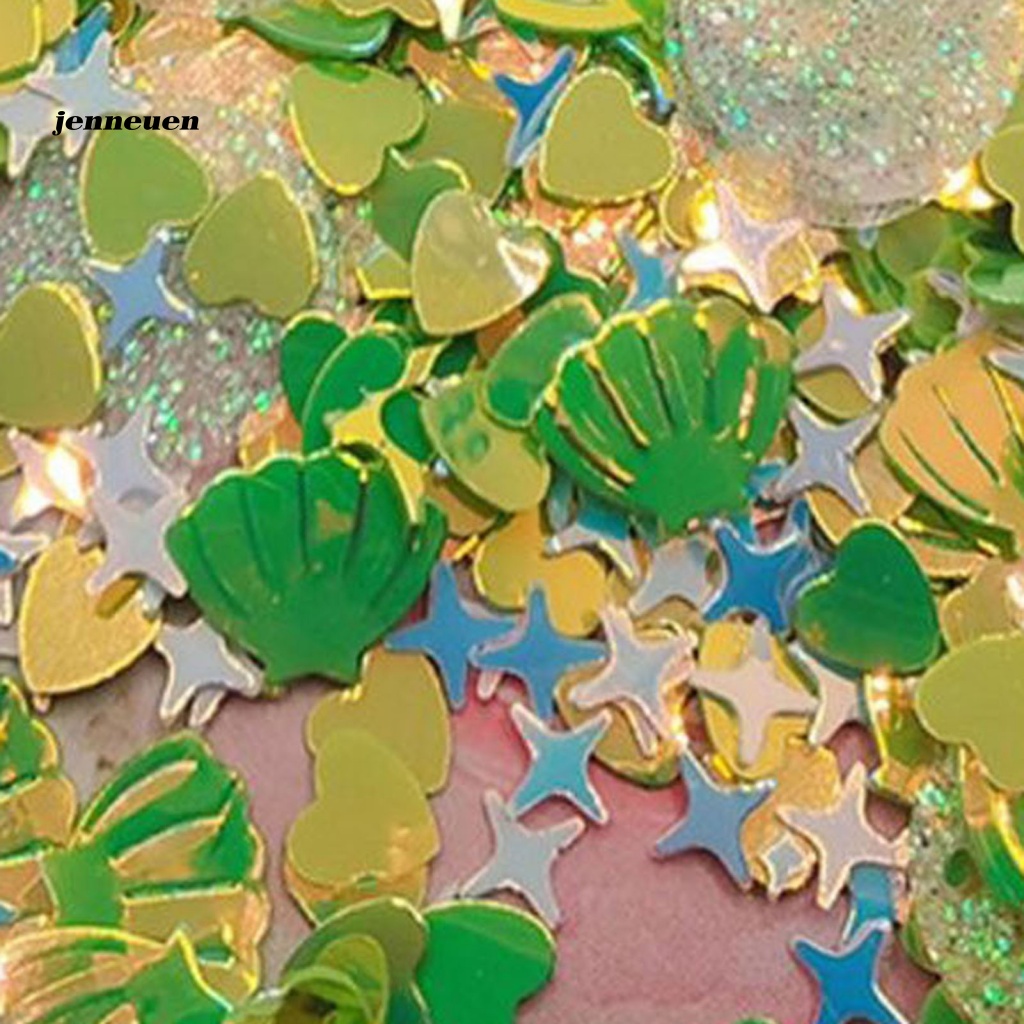 1 Túi Kim Sa Hình Ngôi Sao / Trái Tim Siêu Mỏng Trang Điểm Mắt / Móng Tay