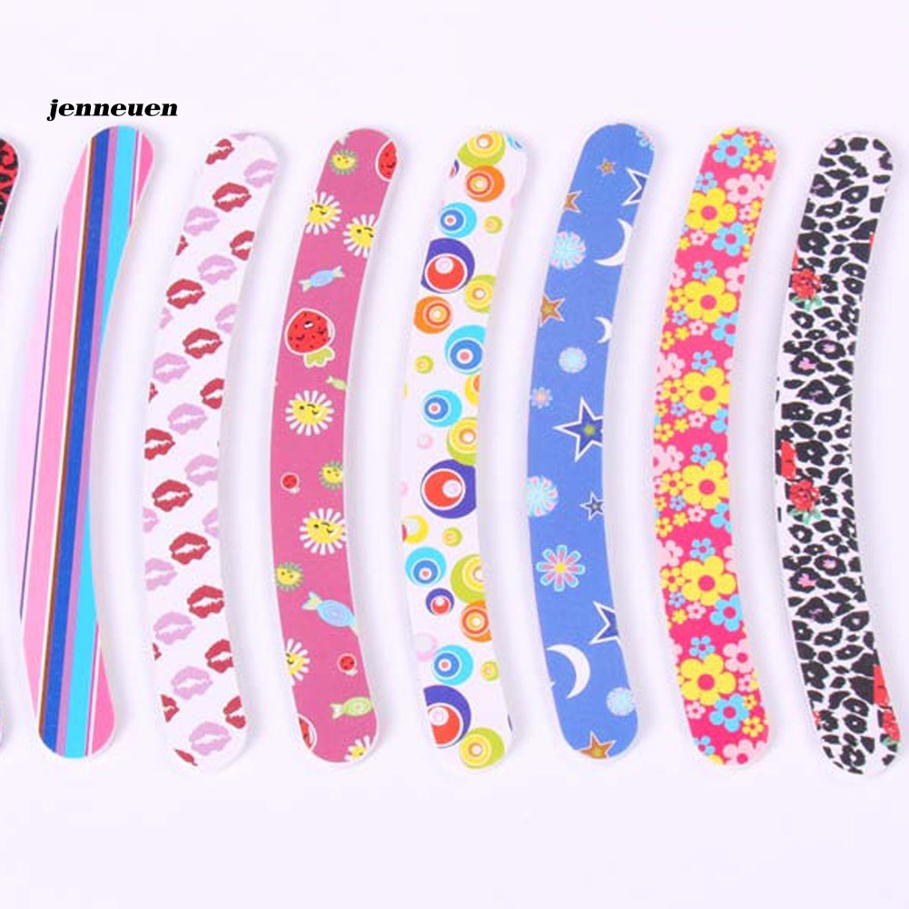 Bộ 5 Cây Dũa Móng Tay Dạng Khối Bằng Acrylic