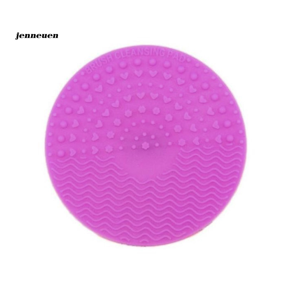 Miếng Rửa Cọ Trang Điểm Hình Tròn Tiện Dụng