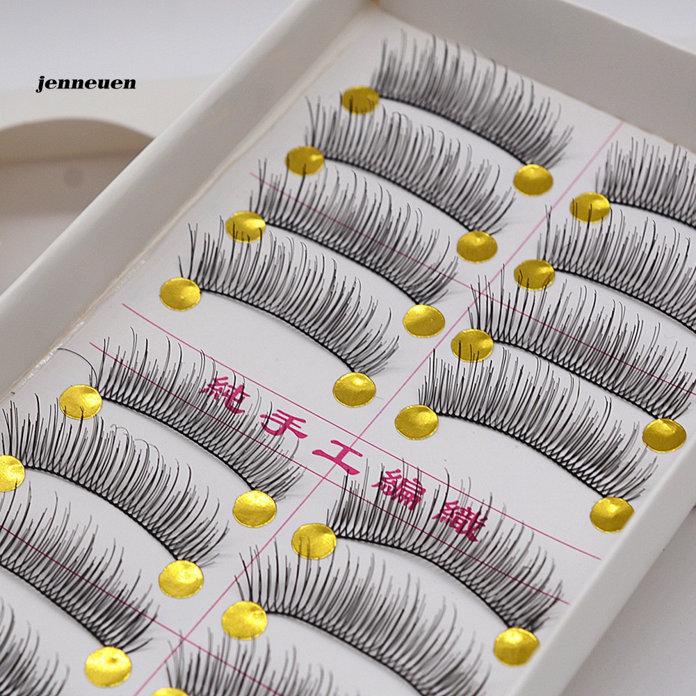 Set 10 Cặp Lông Mi Giả Dài Và Dày Tự Nhiên