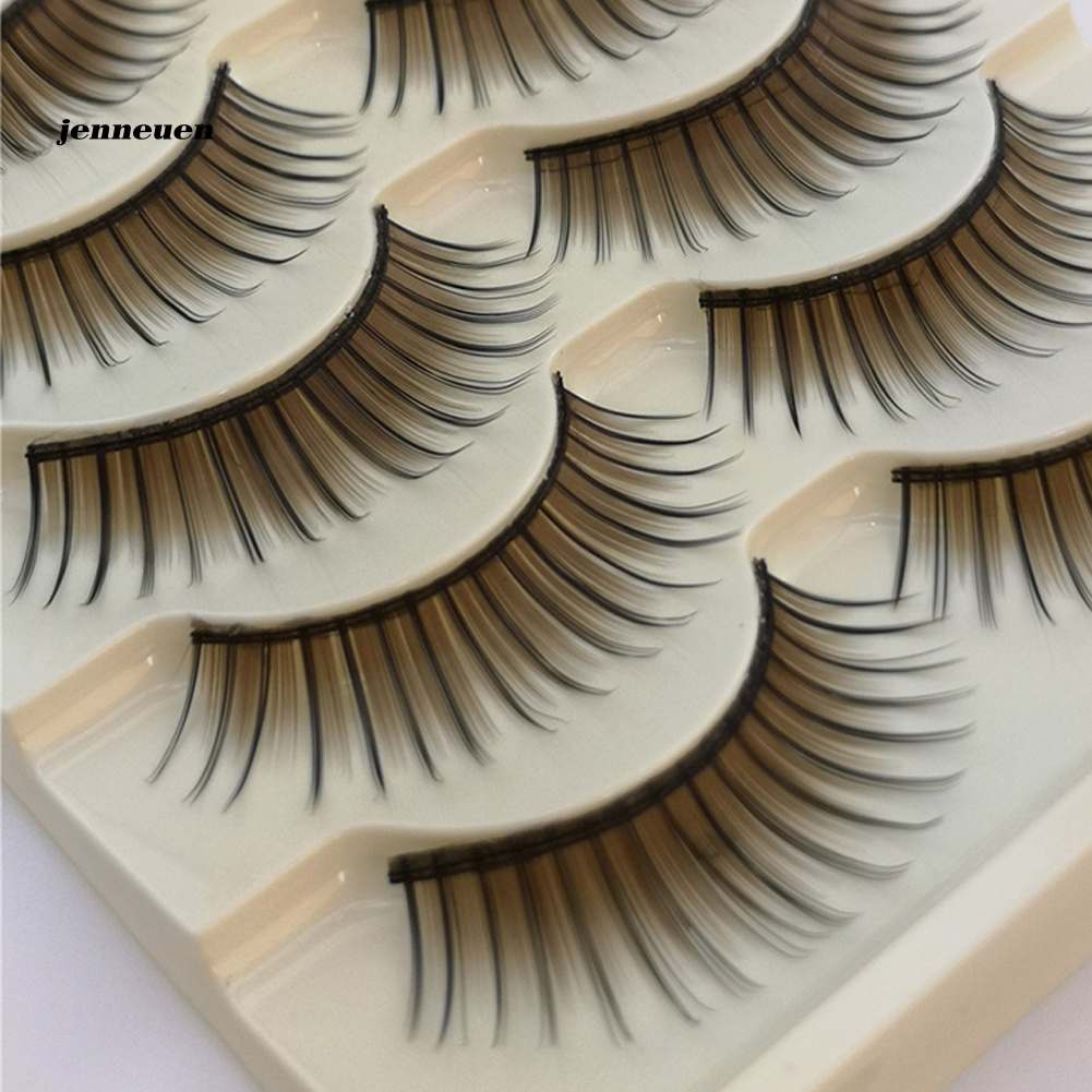 Lông Mi Giả Dày Dài Tự Nhiên Nhiều Màu Sắc Thời Trang