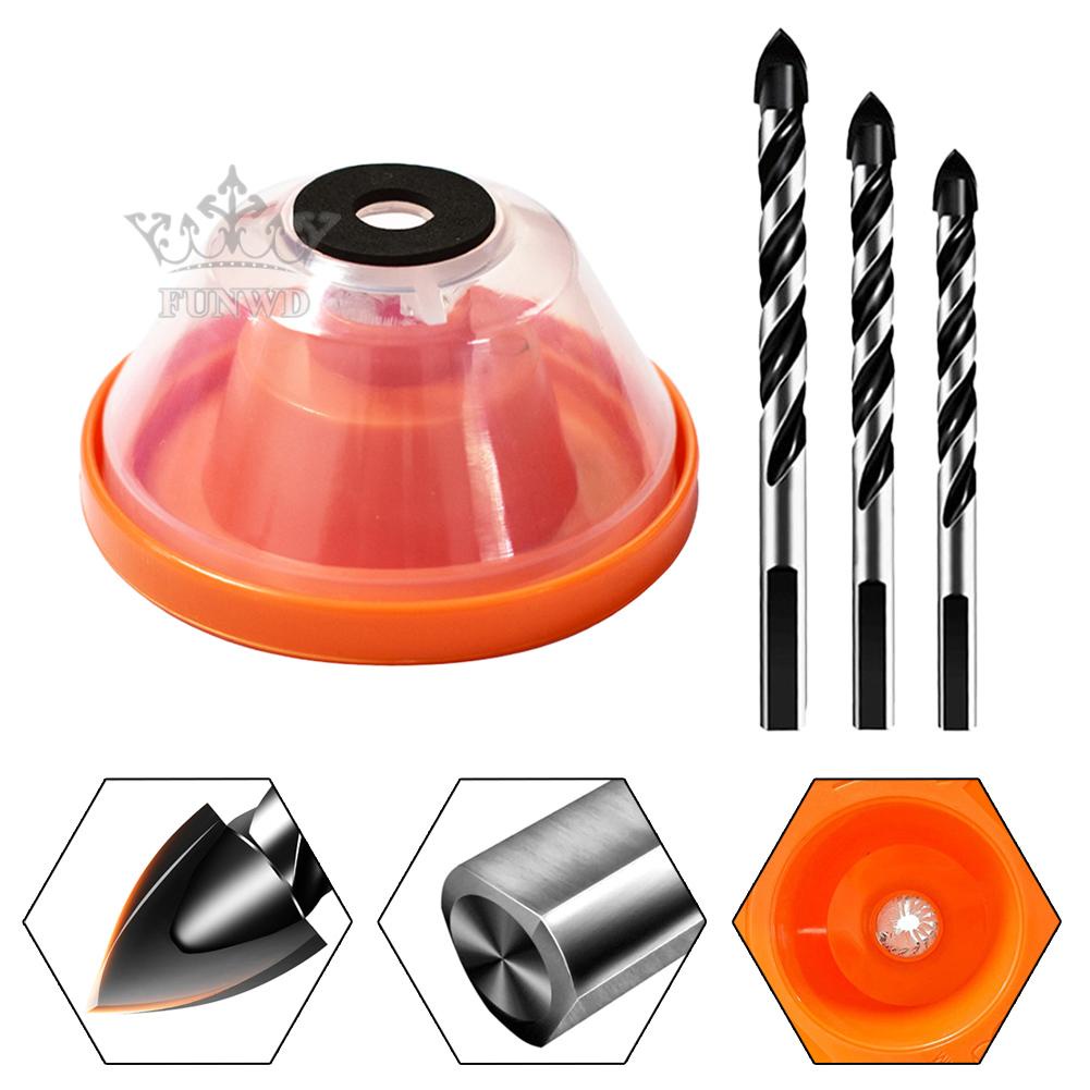 【FUNWD】Drill Dust Cover Electric Drill PP Sponge 6/8/10mm Collecting Dust Collector