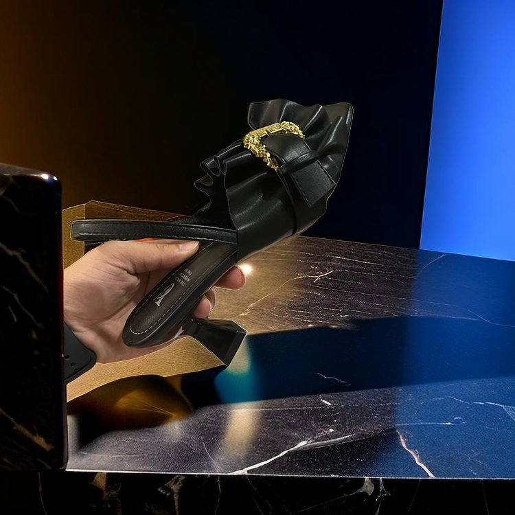 Giày Cao Gót Mũi Vuông Thiết Kế Mới Thời Trang Dành Cho Nữ