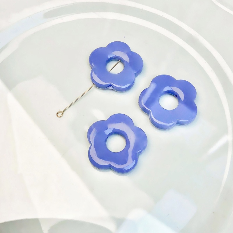 Coo Vòng Cổ choker Bằng acrylic Mặt Hoa Đơn Giản Thời Trang y2k