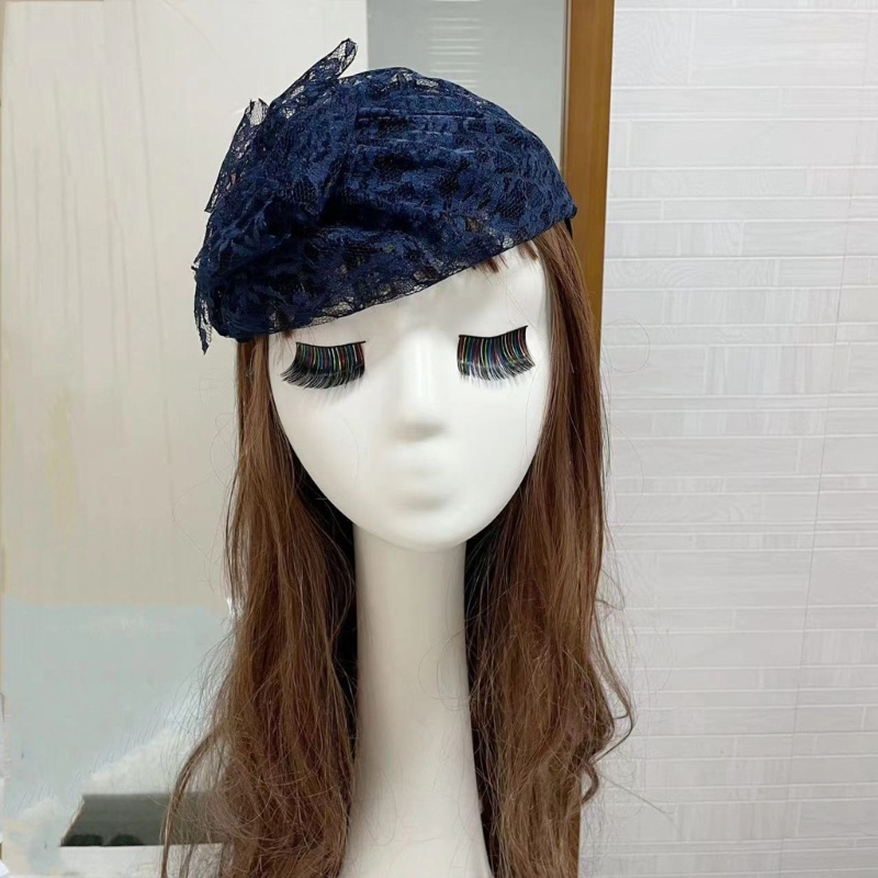 Cài Tóc Đính Hạt Dạng Lưới Phong Cách Punk Cho Nữ