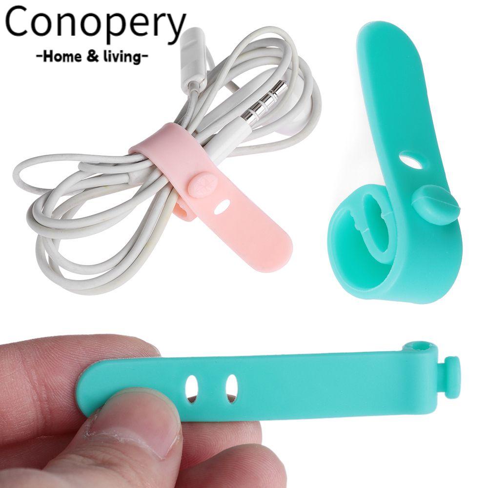 Set 4 / 8 Dây Silicone Quấn Tai Nghe Gọn Gàng Tiện Dụng