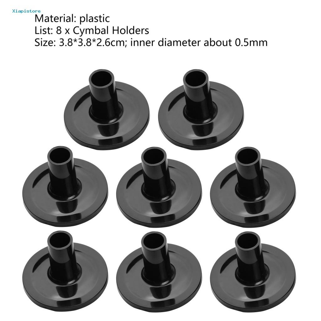 Bộ 8 Giá Đỡ Trống Chũm Chọe Bằng Nhựa Chống Gỉ Siêu Nhẹ Chuyên Dụng