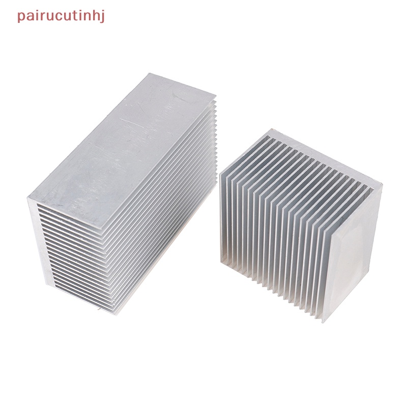 Cặp Đế Tản Nhiệt Đèn LED IC Bằng Hợp Kim Nhôm Kích Thước 60 * 60 / 100 * 60mm Chất Lượng Cao