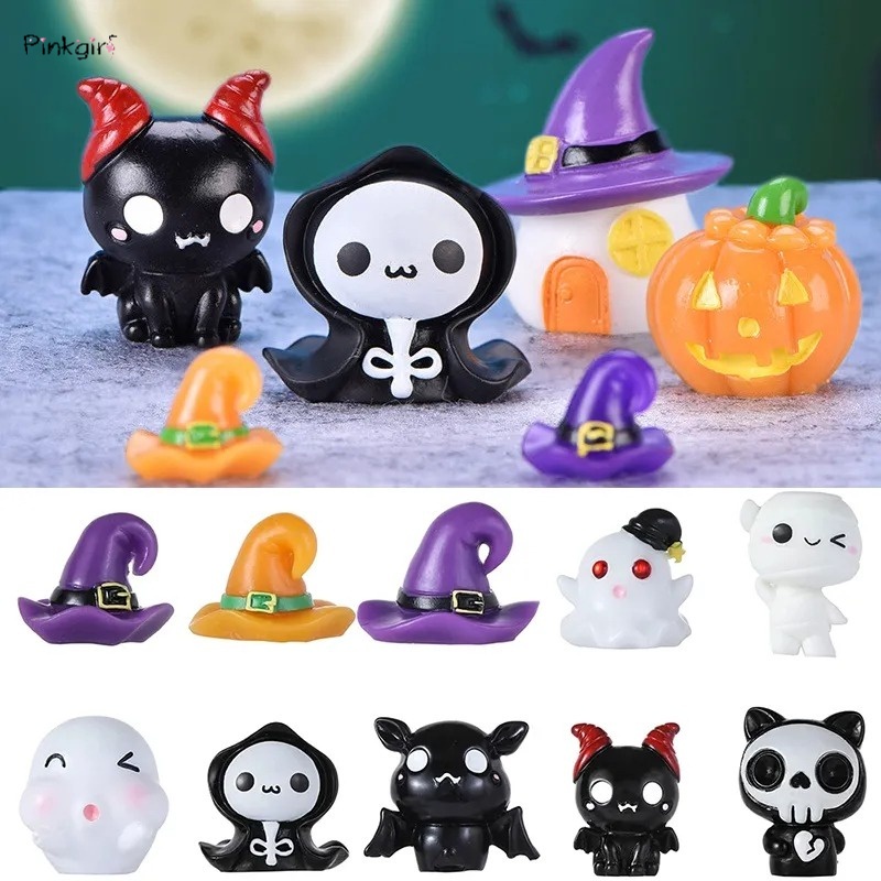 1 Mô Hình Ma Cà Rồng Mini Bằng Nhựa Resin Dễ Thương Trang Trí Halloween
