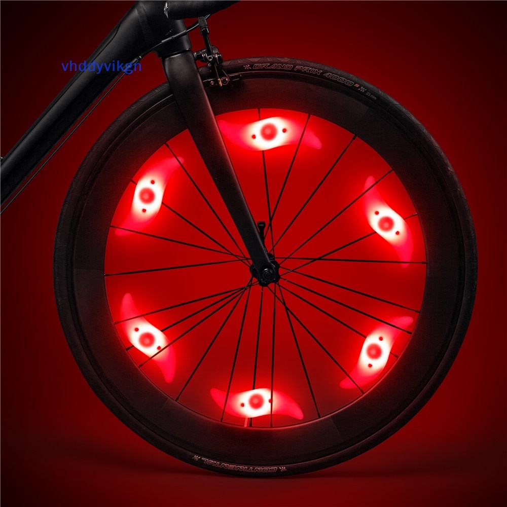 Đèn LED Gắn Căm Xe Đạp Leo Núi Cân Bằng Chống Nước