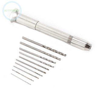 ⚡READYSTOCK⚡Hand Drill DIY Drill Bit For PCB/Crafts/Jewelry HSS Keyless Chuck Mini Tool
