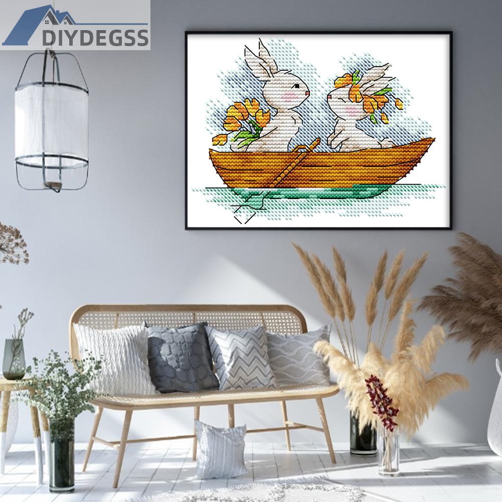 Bộ Tranh Thêu Chữ Thập 14CT Hình Động Vật