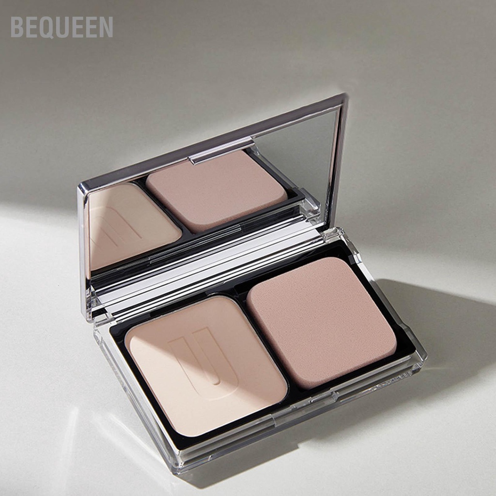 Bequeen Có hàng sẵn Phấn phủ dạng nén Poreless Chống thấm nước Lâu trôi Kiểm soát dầu Che hoàn toàn nền lì