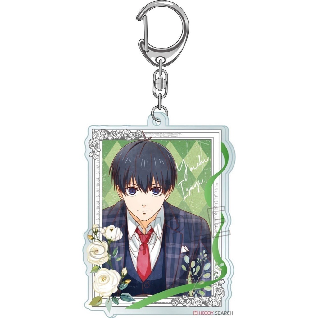 Móc khóa 4cm in hình BLUE LOCK ver KHUNG HOA HỒNG anime  Mica trong acrylic quà tặng dễ thương NLSHOP
