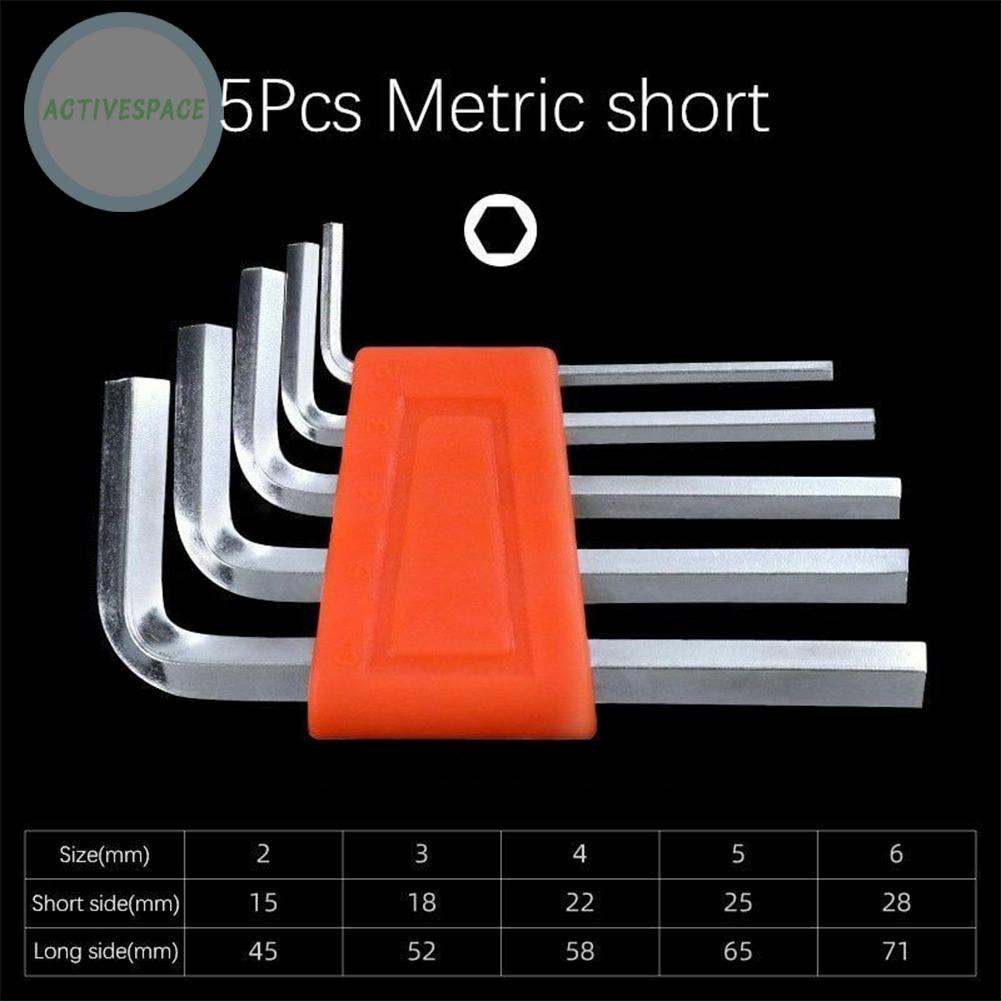 ⚡READYSTOCK⚡Hex Wrench Kit Double End 5/8/11pcs Hex Key Brand New L Type Hex Wrench