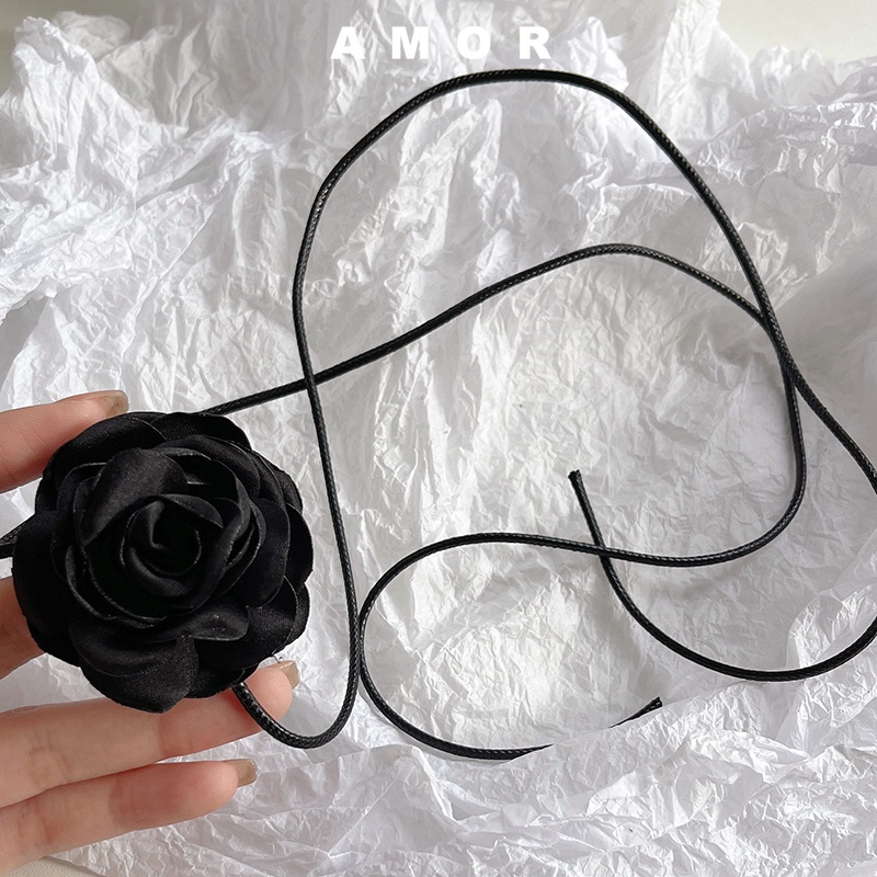 Choker Ren Hoa Hồng Đính Đá