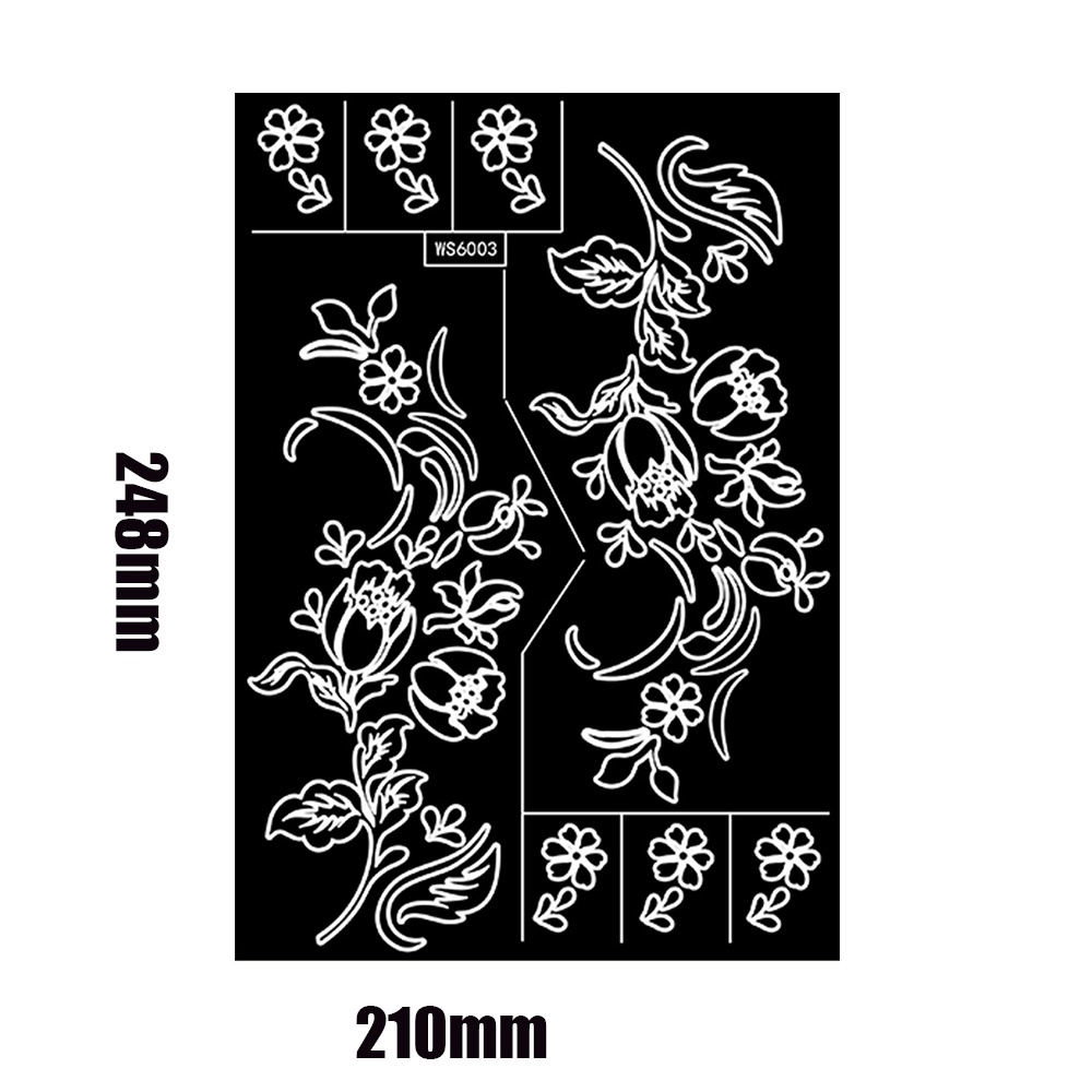 Khuôn Vẽ Hình Xăm Henna