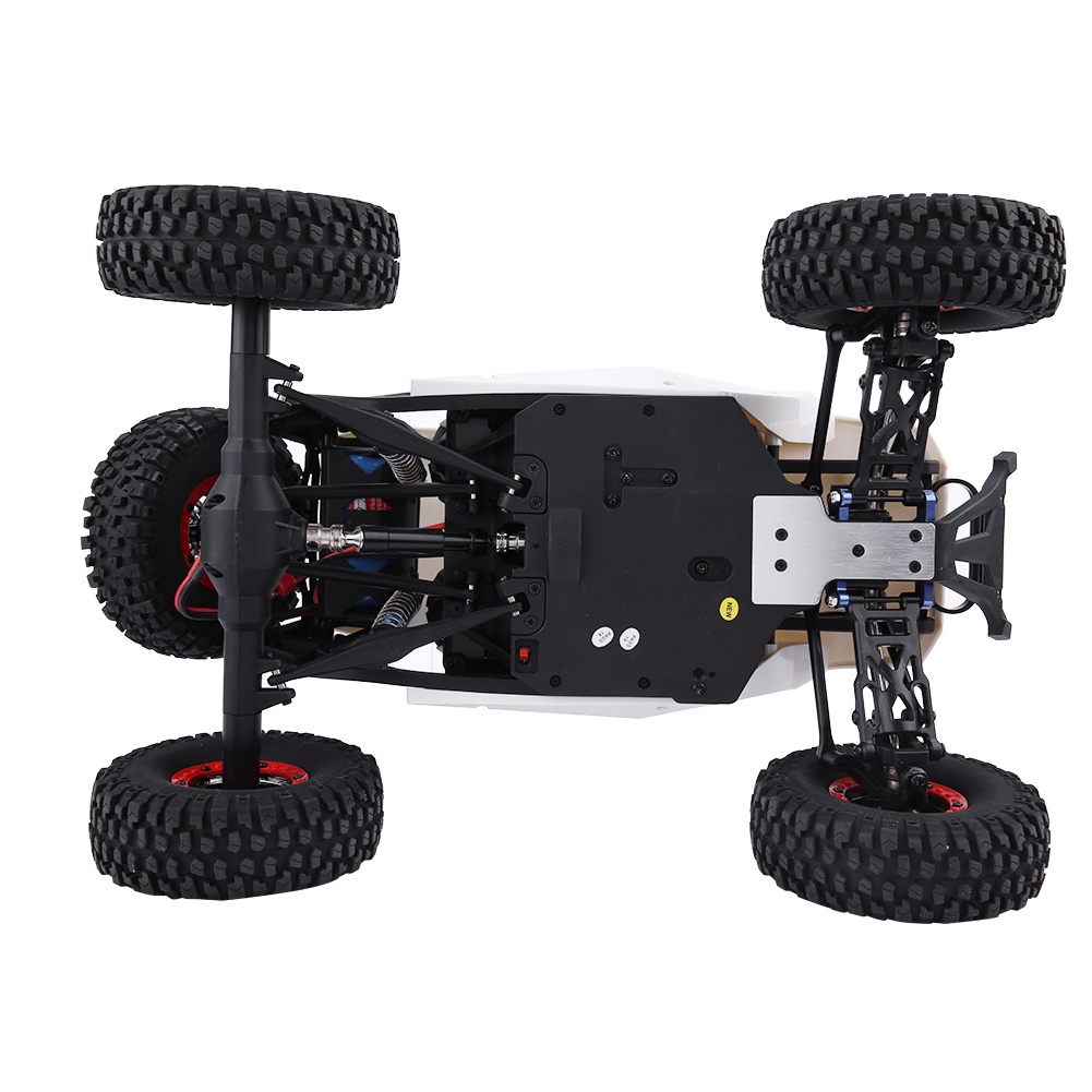 Wltoys 12429 2.4GHz 4WD 1/12 Xe điện RC bánh xích có đèn LED RisingGirl