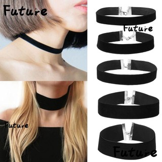 Dây chuyền sát cổ choker bằng nhung thời trang quyến rũ