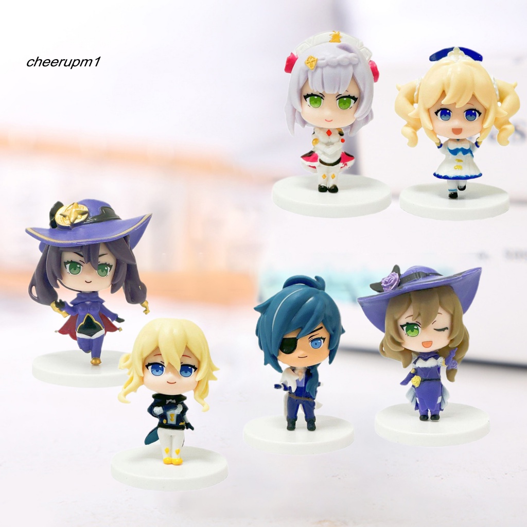 Set 6 Mô Hình Nhân Vật Phim Hoạt Hình Anime Dễ Thương