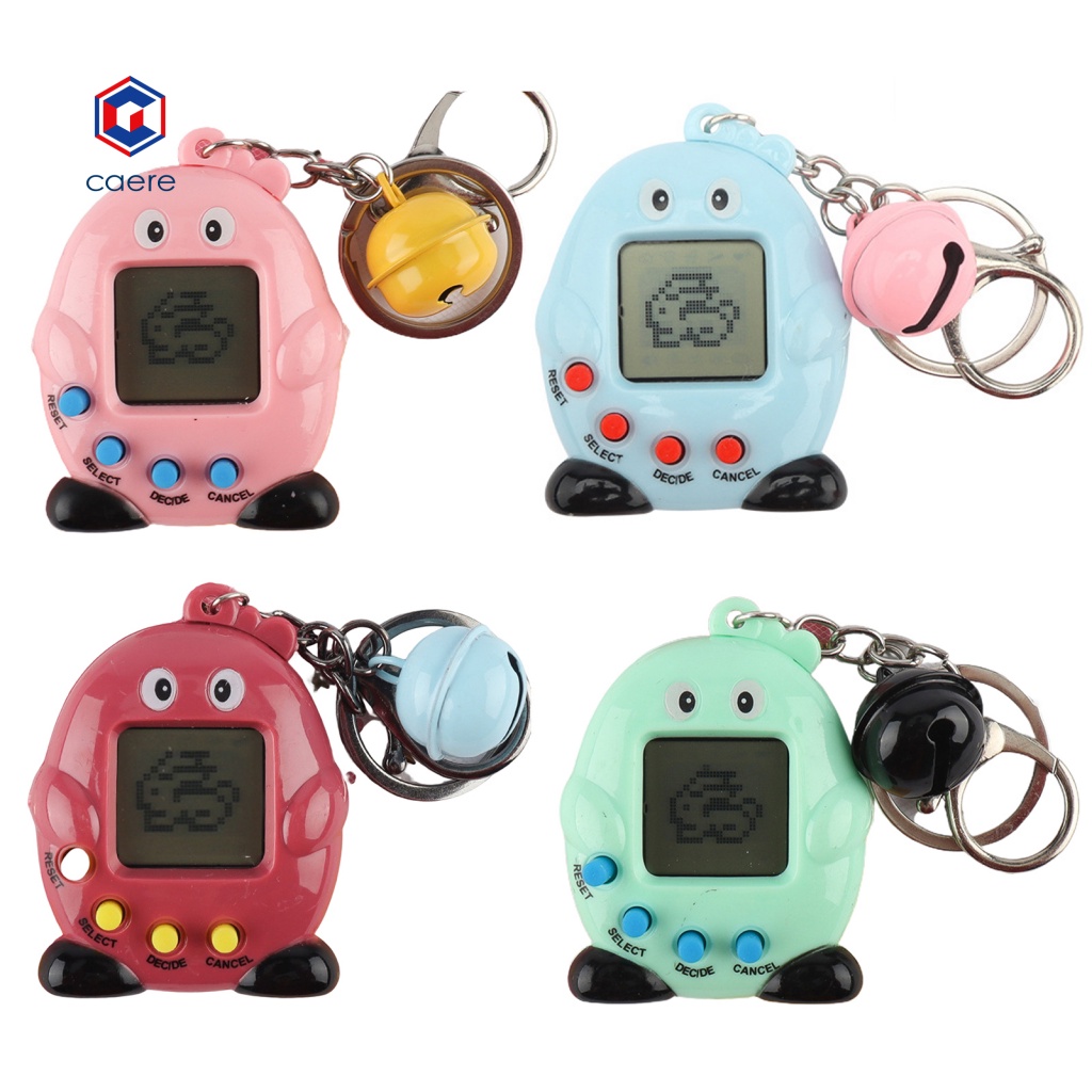 Móc Khóa Hình Máy Nuôi Thú Cưng Chim Cánh Cụt Hoạt Hình Đáng Yêu