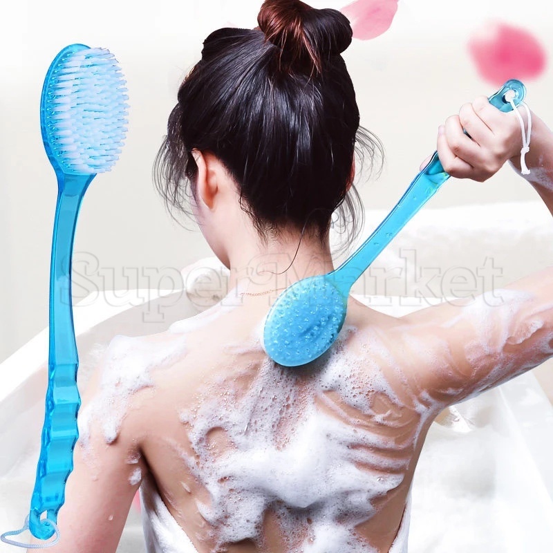Bàn Chải Chà Lưng Cán Dài Bằng Nhựa Tiện Dụng